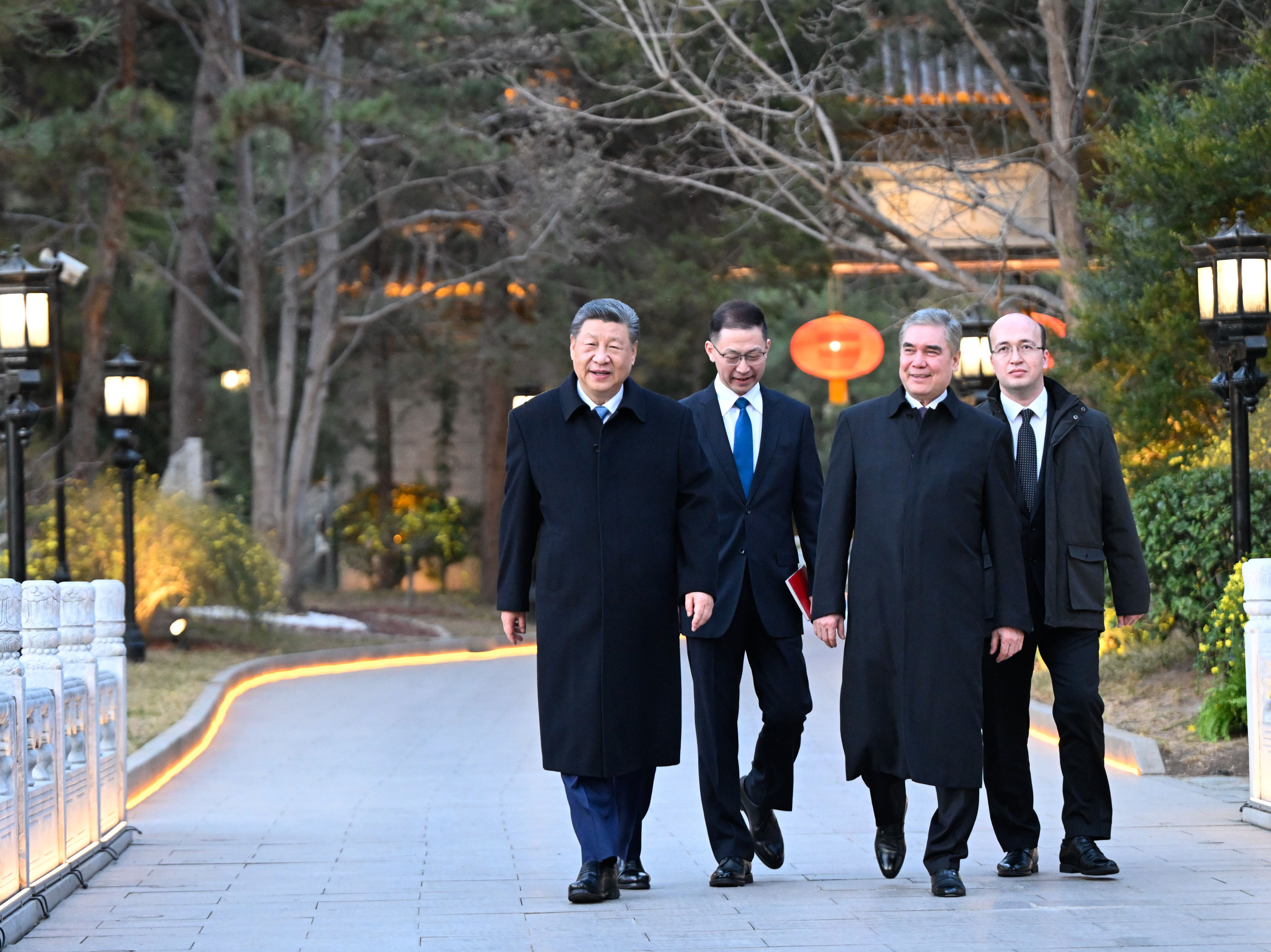 2026年3月18日，國(guó)家主席習(xí)近平在北京會(huì)見土庫曼斯坦民族領(lǐng)袖、人民委員會(huì)主席別爾德穆哈梅多夫。